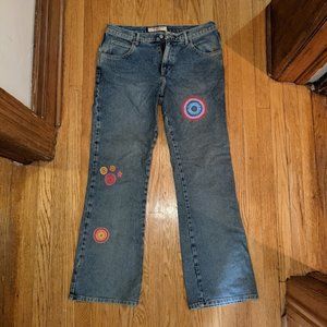Vintage y2k Paris blues flare jeans Delias